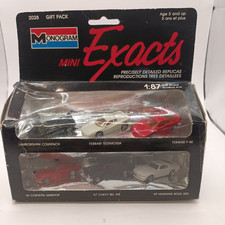 Monogram 1:87 HO Railway Scale Car Models Ford Ferrari Pontiac Corvette Mercedes