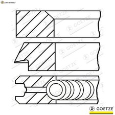 4x PISTON RING SET 08-179500-00 STD FOR M102.910/919 1.8L M102.921/922/963 2.0L