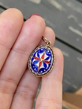 925 antique Egg Pendant