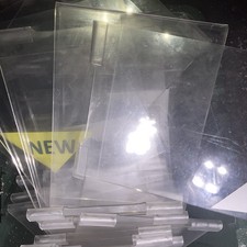 5x A4 Acrylic Slatwall Panel