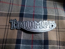 1955 6T Triumph Thunderbird Tank badge