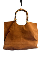 Faux Suede Leather Bamboo