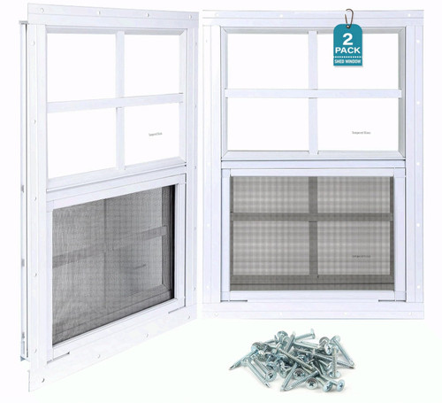 Melkus pack shed - pack, windows