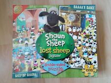 Rare Shaun The Sheep Lost Sheep Double Sided 1000 Piece Jigsaw Puzzle BNIB