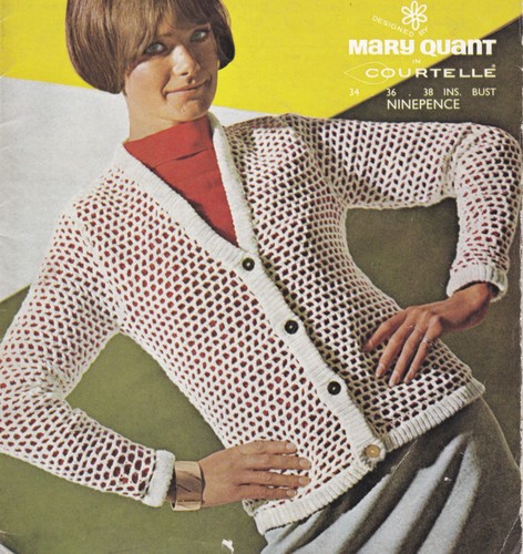 Mary quant design crochet - mary,