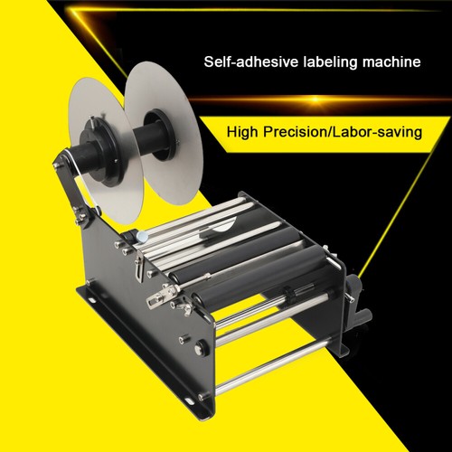 Manual round bottle labeling - manual,