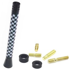 Car Short Rod Roof Antenna 10.7 cm Radio Universal Adapter Base FM AM Vehicle Passenger Car