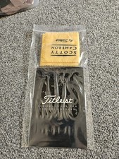 Titleist Scotty Cameron/Titleist Putter Cleaner Oil Cloth W/Care Card