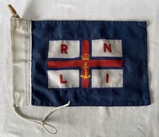 Small Vintage 30 x 20cm RNLI Flag Royal National Lifeboat Institution Nautical