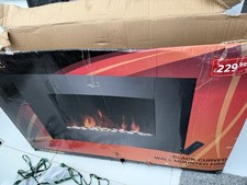 Wall Mounted Curved Electric Fire Black Hyundai Electric Fire Need Coals