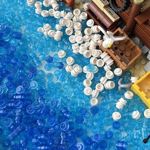 1000pcs moc harbor pier house - moc,