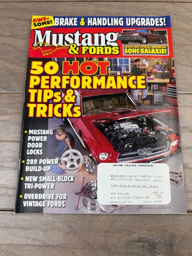 Mustang fords magazine july - magazine,