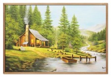 Cabin IN The Woods By A River