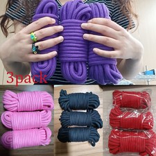 3 x Shibari 10m Soft Bondage