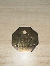 Ob56- National Coal Board 1602 Markham Token / Badge