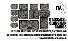 ITA3 1/35 Clansman Radio for Ferret,  FV432, Warrior, Challenger and more