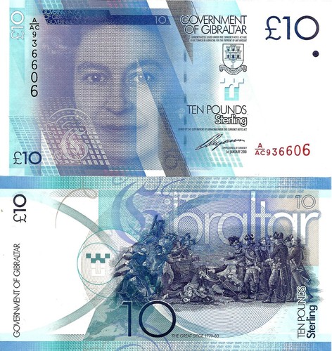Gibraltar pounds 2010 - 2010, p-36a