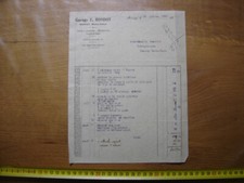 Automobile repair invoice