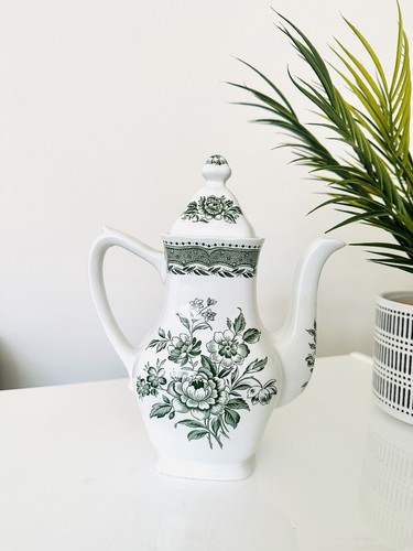 Vintage green floral stratford - vintage,