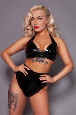 Latex Womens High Leg High