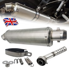 440mm Stainless Steel Motorcycle Exhaust Pipe Muffler For BMW Yamaha Kawasaki