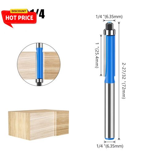 4pcs 6mm router bit - 1/4pcs,