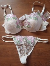 Vintage NWT MERCI Bra Panty