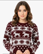 Ladies Reindeer Snowflake