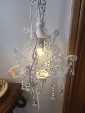 Shabby Chic Chandelier White