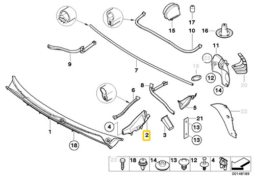 Bmw cover right - cover, series
