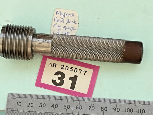 Myford lathe headstock plug - myford,