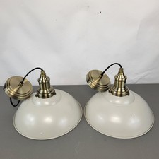 2x Vintage Style Pendant Light