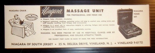 1955 niagara massage unit - massage,