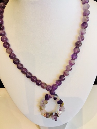 Quartz amethyst natural round - amethyst,
