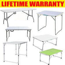 Folding table portable fold - fold, up