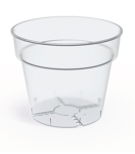 Plant pot plastic orchid - orchid, round