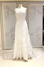 Alfred Angelo WEDDING DRESS UK14 ivory A-line RRP £ 1,100