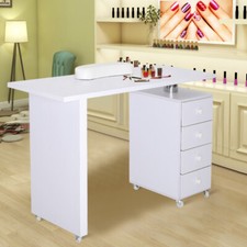 Mobile manicure table - manicure, w/