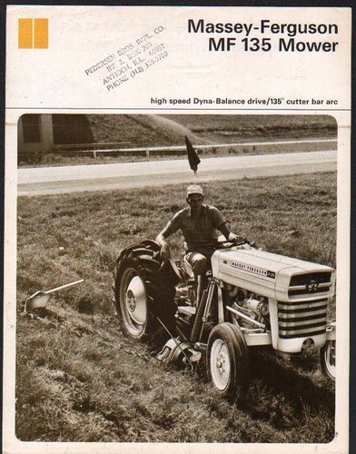 Massey ferguson 135 mower - 135",