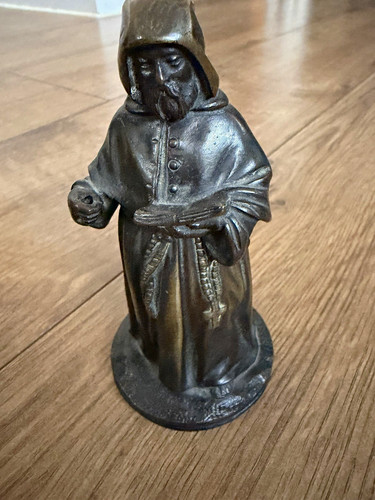 Vintage bronze patinated monk - vintage,