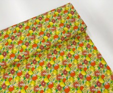 Citrus fruits cotton fabric - cotton,