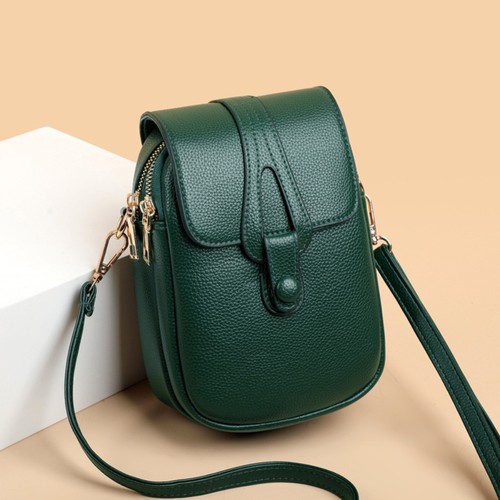 Leather lady crossbody phone - lady,