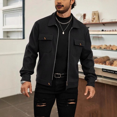Men zip jacket - up, fall