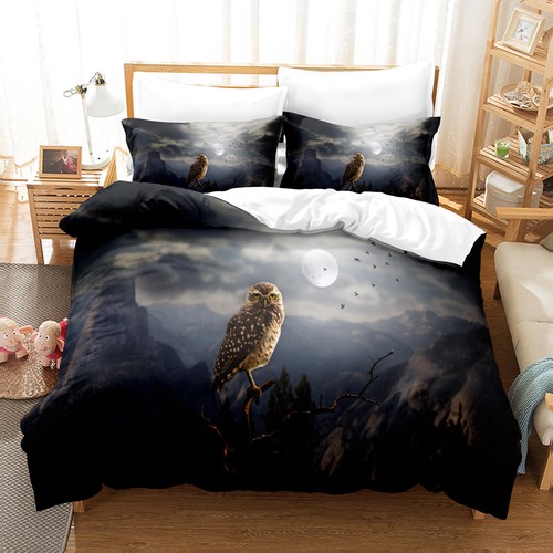 Aves owls duvet cover name - duvet,