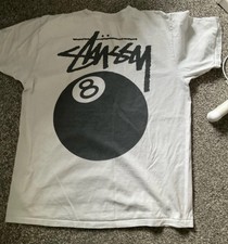 Stussy White 8 Ball Men's