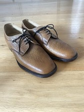 Mens Vintage St Michael Brown Leather  Shoes UK 10  Made In UK Ex Condition