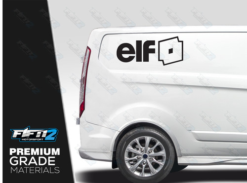 Elf large van vinyl graphics - large,