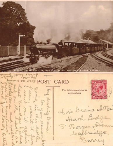 Vintage postcard hythe - postcard,