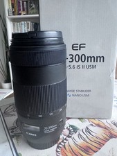 Canon EF 70-300mm II Nano IS USM F4-5.6  Image Stabilizer Zoom Lens F&R Cap Box