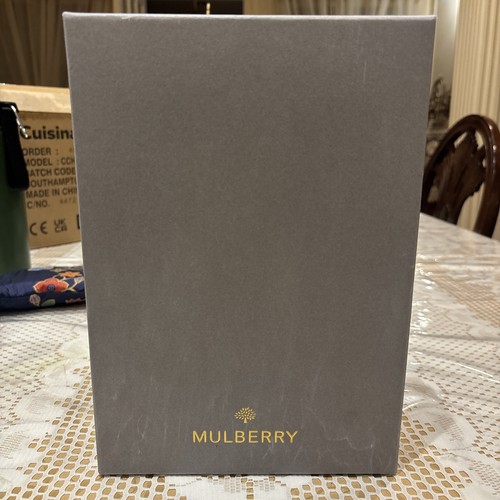 Mulberry grey empty box with - mulberry,